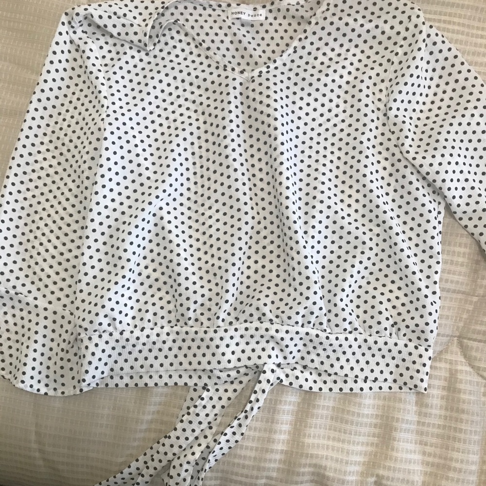 PolkaDot Sheer Blouse